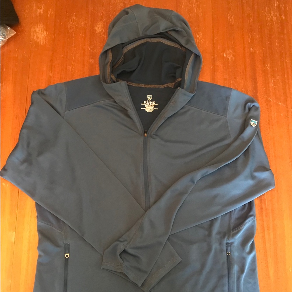 Kuhl Shadow Hooded Base Layer - Blue Medium